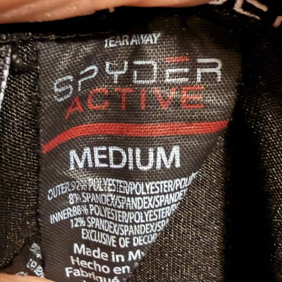Spyder Active Black Jacket - Picture 5 of 5
